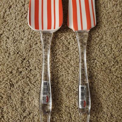 Good Cook Spatula, Clear Handle with Silicone Spoon Head 

