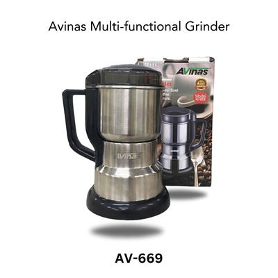Avinas Multi-functional Grinder Multifunctional Grinding Machine Pepper Chili Spice Dry Goods Process Grinder Powder Crusher High Rated Power 400W AV-669 - 20% Discount
