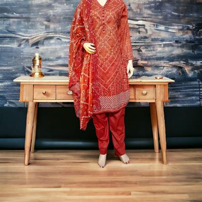 Luxury Embroidered Chikankari