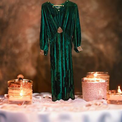 Velvet Kaftan Arabic Style