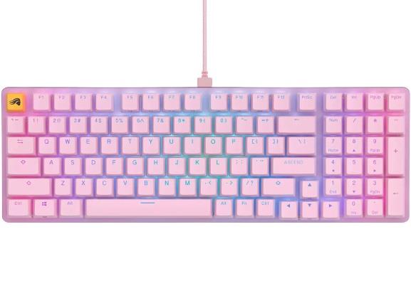 Glorious GMMK 2 Full Size 96% Prebuilt Mechanical Keyboard - Pink