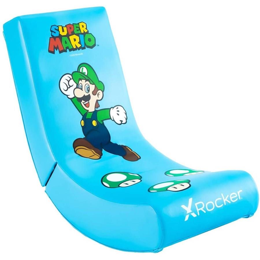 X-Rocker Nintendo Video Rocker Super Mario All-Star Luigi Gaming Chair