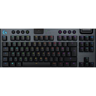 Logitech G915 TKL Tenkeyless LIGHTSPEED Wireless RGB Mechanical Gaming Keyboard Carbon Tactile