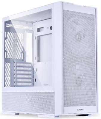 Lian Li Lancool 206 RGB Mid-Tower ATX Case (2 ARGB FANS) - White