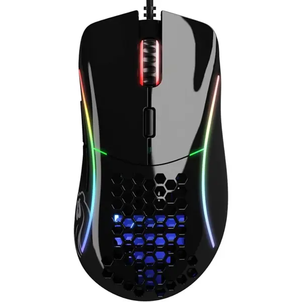 Glorious Model D Glossy Blac kExtreme Lightweight Ergonomic Gaming Mouse