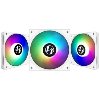 Lian Li ST120-3W RGB 120MM White Fan With Controller - Triple Pack