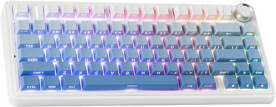 AULA F75 Gasket Mechanical Wireless Hot Gaming Keyboard Gradient Blue (Reaper Switches)