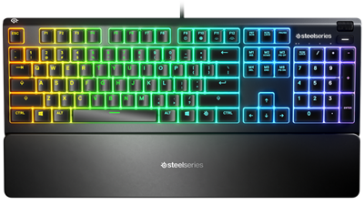 SteelSeries Apex 3 RGB IP32 Water Resistant Gaming Keyboard