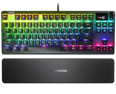 SteelSeries Apex 7 TKL Compact Mechanical Gaming Keyboard – OLED Smart Display