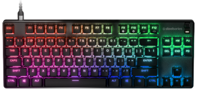 SteelSeries New Apex 9 TKL HotSwap Optical Gaming Keyboard – TKL Esports Design (Optical Switches)