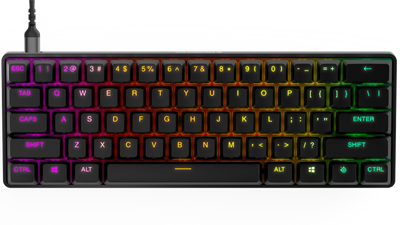 SteelSeries Apex Pro Mini Mechanical Gaming Keyboard - 60% Compact