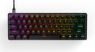 SteelSeries Apex Pro Mini Mechanical Gaming Keyboard - 60% Compact