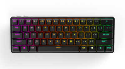 SteelSeries Apex Pro Mini Wireless Mechanical Gaming Keyboard - 60% Compact