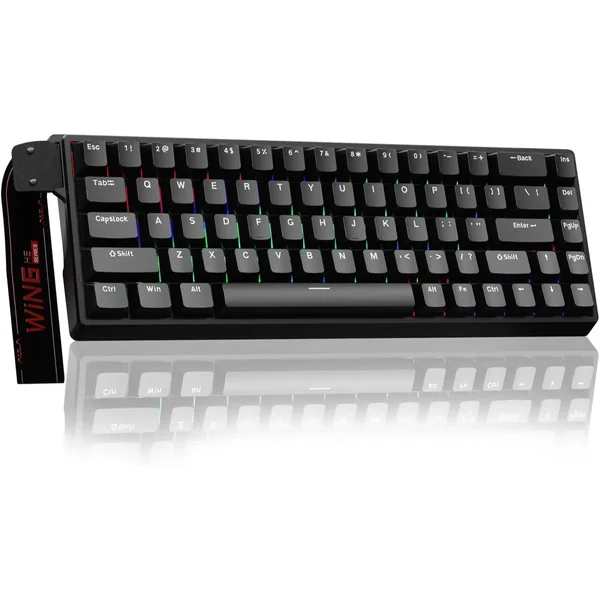 Aula WIN68 HE Mechanical Gaming Keyboard 60%, Hall Effect Magnetic Switch, Fast Trigger Mode Adjustable Actuation Gaming Keyboard - Black 