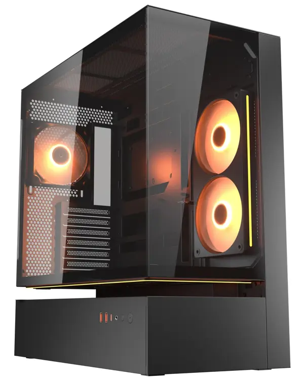 COUGAR CFV235 Series Mid Tower Float In From Flow In Function - Black