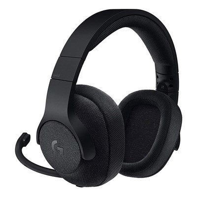 Logitech G433 7.1 Wired Surround Gaming Headset, Black