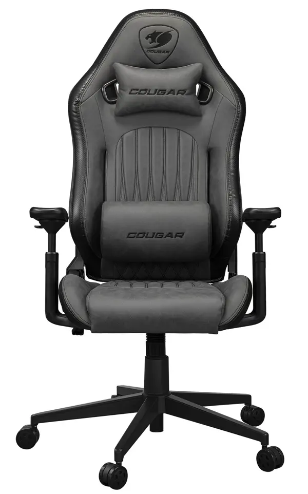 COUGAR  EXPLORE ROYAL GRAY F VC Leather 3D Hyperrotation Armrest Gaming Chair