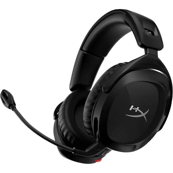 HyperX Cloud Stinger 2 Wireless Gaming Headset – Compatible with PC, Noise-Cancelling Swivel-to-Mute Microphone, Comfortable Memory Foam, Black 
