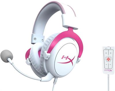 HyperX Cloud II Gaming Headset - White/Pink (Box Open) All Pakistan Free Delivery......