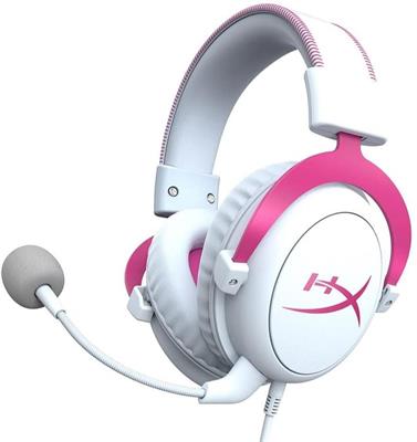 HyperX Cloud II Gaming Headset - White/Pink (Box Open) All Pakistan Free Delivery......