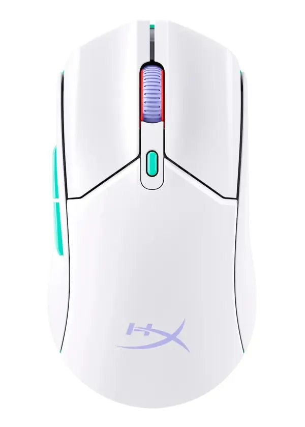 HyperX Pulsefire Haste 2 Core Wireless Gaming Mouse for PC, Long Battery Life, Lightweight, Custom Core Sensor, Dual Wireless Connectivity, White