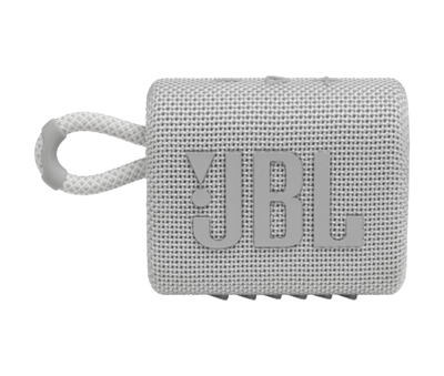 JBL GO 3 PORTABLE BLUETOOTH WIRELESS WATERPROOF SPEAKER | WHITE JBLGO2WHT