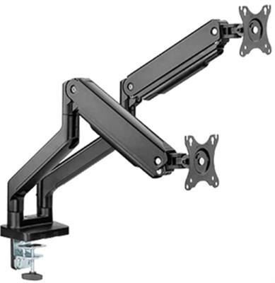 Twisted Minds TM-60-C012 Dual Monitor Heavy Duty Spring Assisted Monitor Arm USB Port 