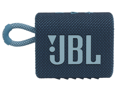 JBL GO 3 PORTABLE BLUETOOTH WIRELESS WATERPROOF SPEAKER | BLUE JBLGO3BLU