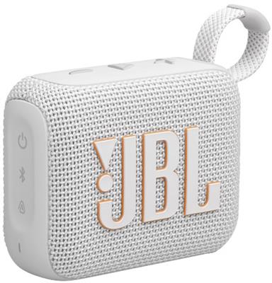 JBL GO 4  PORTABLE BLUETOOTH WIRELESS WATERPROOF SPEAKER  ( WHITE ) 