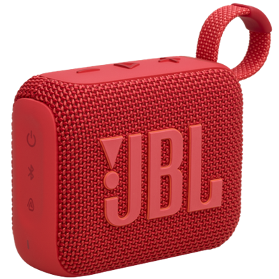 JBL GO 4  PORTABLE BLUETOOTH WIRELESS WATERPROOF SPEAKER  ( RED ) 