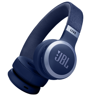 JBL LIVE 670NC ADAPTIVE NOISE CANCELLING BLUETOOTH OVER-EAR HEADPHONES ( Blue )