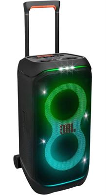 JBL PartyBox Stage 320 - Portable Party Speaker with Telescopic Handle & Wide, Sturdy Wheels, Powerfu Sound