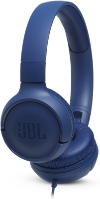 JBL Tune 500  on-ear Wired headphones ( Blue )