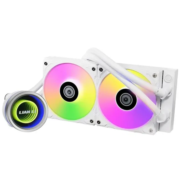 Lian Li Galahad II Trinity 240 ARGB AIO 240mm Liquid CPU Cooler - White Lian Li Galahad II Trinity 240 ARGB AIO 240mm Liquid CPU Cooler - White