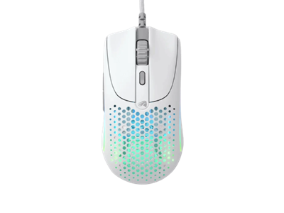 GLORIOUS Model O 2 Matte White Wired Gaming Mouse