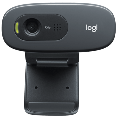 Logitech C270 HD Webcam Basic HD 720p Video Calling Mono Noice-Reducing Mic