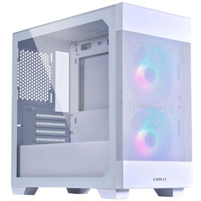 Lian Li LANCOOL 205M Mesh Micro-ATX Mid Tower Case - White