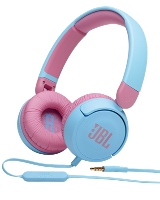 JBL JR310 DESIGNED FOR KIDS WIRED HEADPHONE ( BLUE )