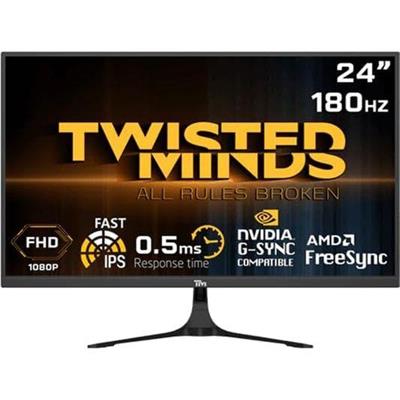 Twisted Minds 23.6" FHD 180HZ, Fast IPS, 0.5MS, HDMI 2.0 Gaming Monitor