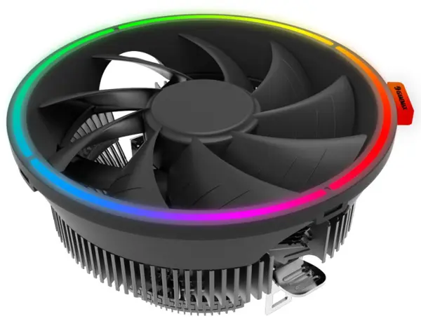GameMax Gamma 200 RGB CPU Cooler. UNIQUE DESIGN. Top-Flow Air CPU Cooler - Black