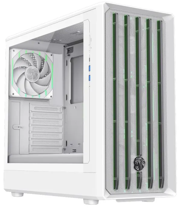 GameMax CLAW 460 WH Mid-Tower Where Air Moves With Style - White