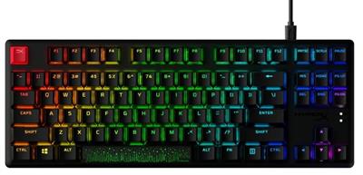 HyperX Alloy Origins Core PBT - TKL Mechanical RGB Gaming Keyboard, PBT Keycaps, Linear Red Switch