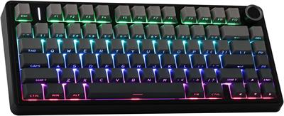 AULA F75 Gasket Mechanical Wireless Hot Gaming Keyboard  Gradient Grey (Reaper Axis)