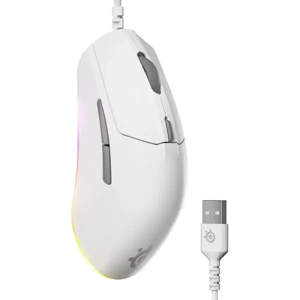 SteelSeries Rival 3 Gen 2 Wired Gaming Mouse - White