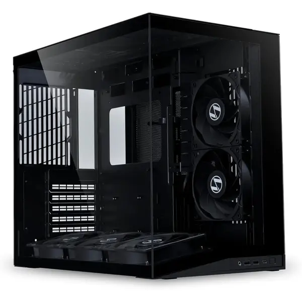 Lian Li O11D Mini V2 Flow Compact ATX Mid-Tower Airflow Computer Case - Black