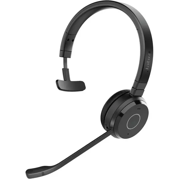 Jabra Evolve 65 TE Stereo Wireless Single-Ear Headphones - Black