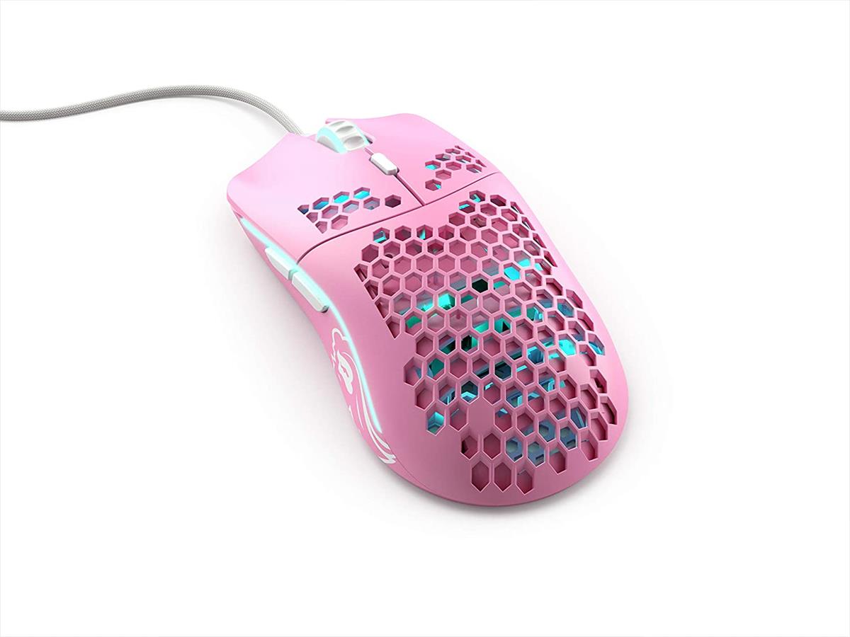Glorious Model O Matte Pink 58 Grams Wired Mouse