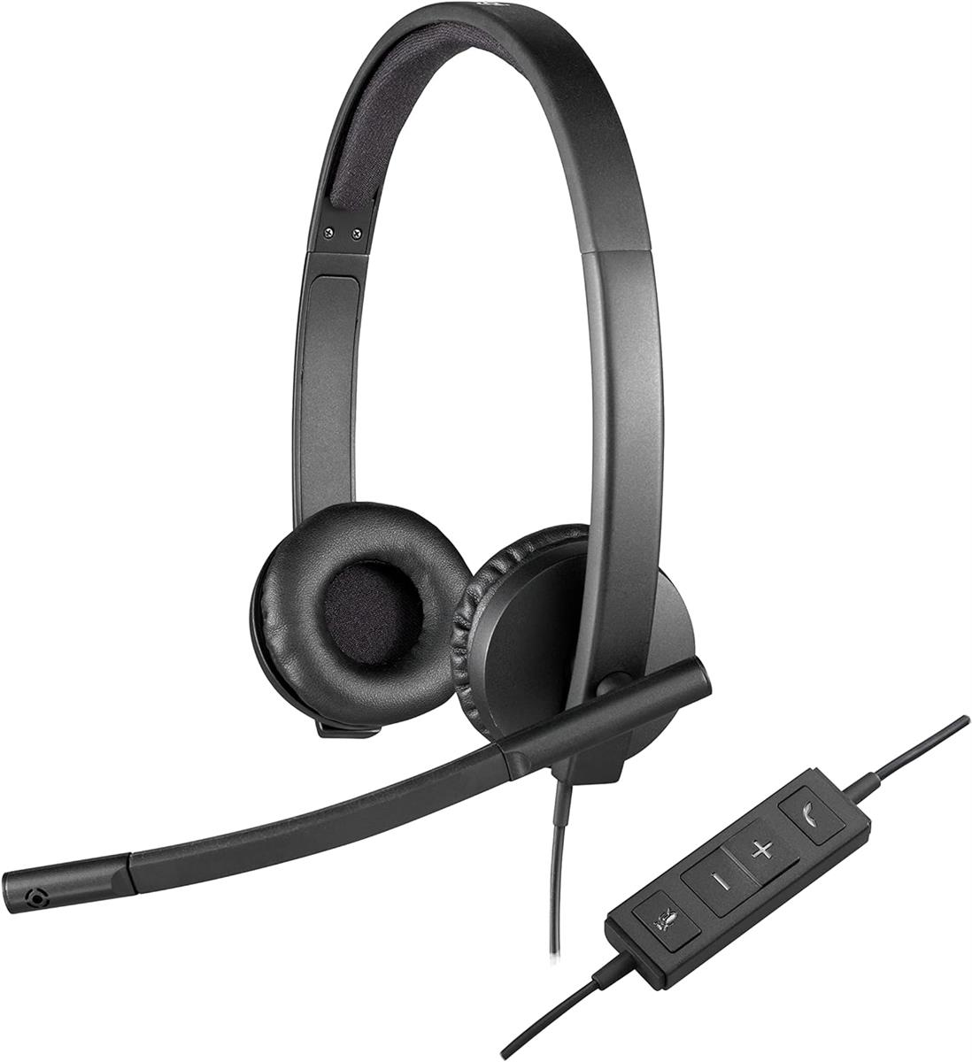 Logitech H570E USB Wired USB Stereo Headset