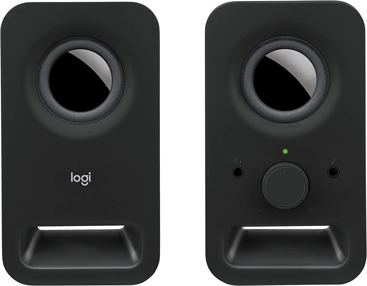 Logitech Z150 Multimedia Speakers with Stereo Sound for Multiple Devices - Black