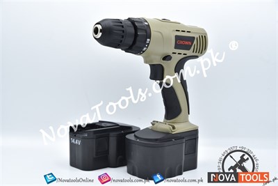 CROWN Cordless Drill 2-Speed 14.4V